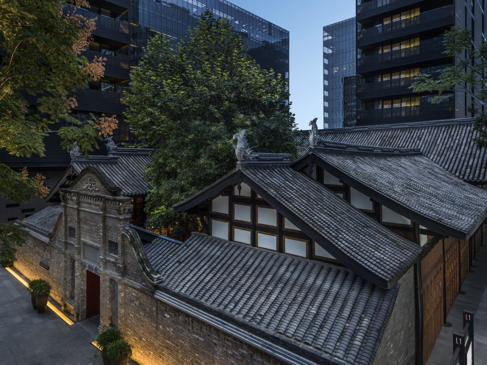 Exterior at The Temple House