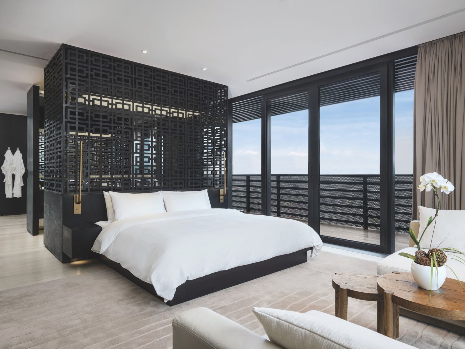 Studio 90 bedroom at The Temple House