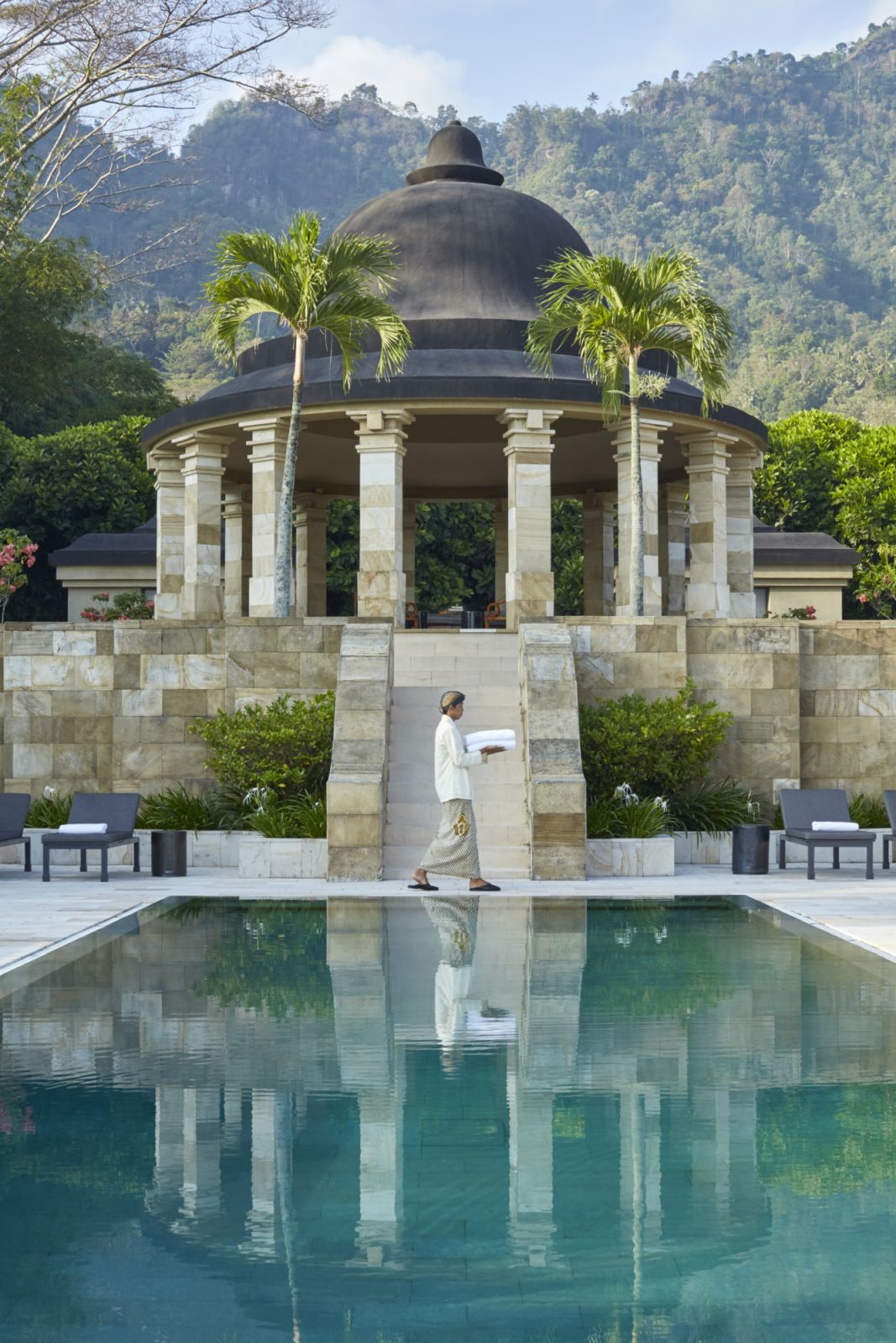 Dalem Jiwo suite pool at Amanjiwo