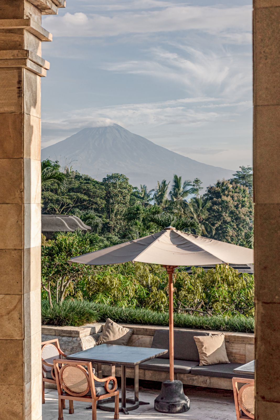 Terrace view at Amanjiwo