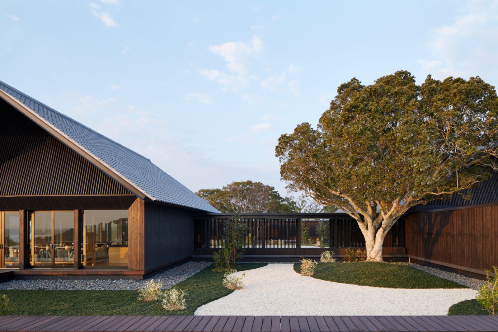 Bar Lounge and Garden at Amanemu