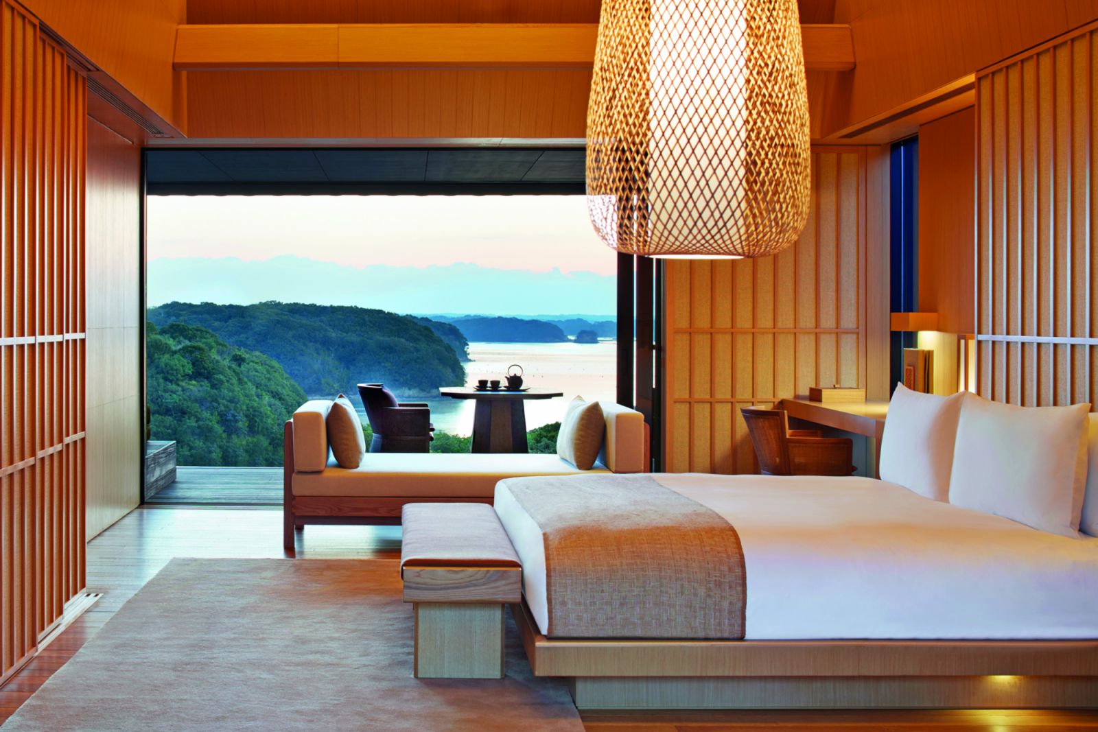 Top 5 Best Hotels Asia 13 Nagi Villa bedroom at Amanemu