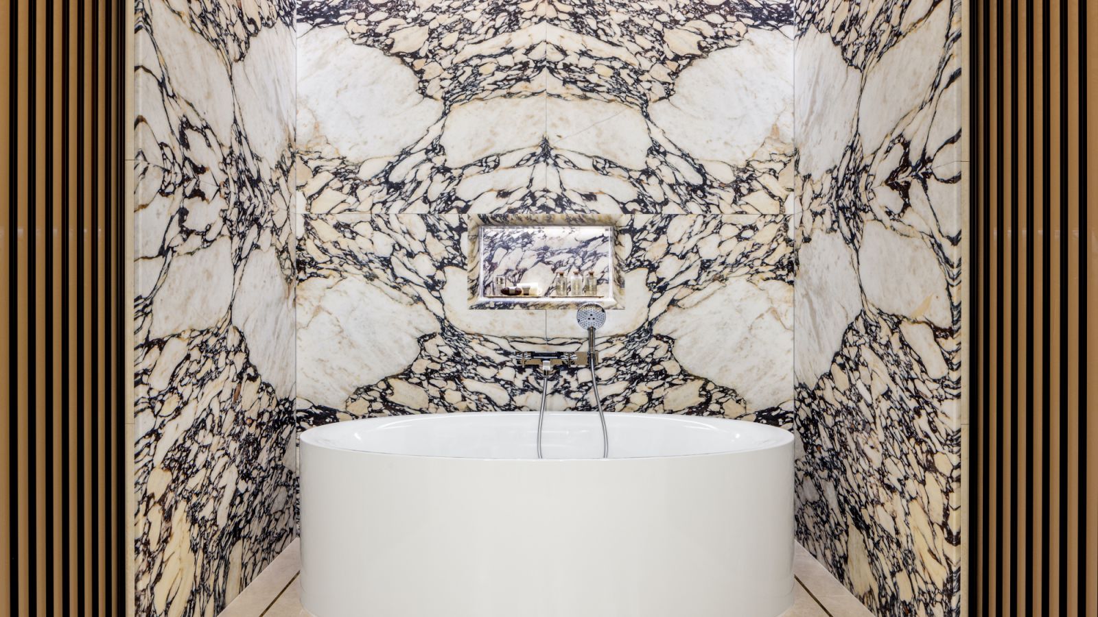 The Bvlgari Suite bathtub at Bvlgari Hotel Tokyo