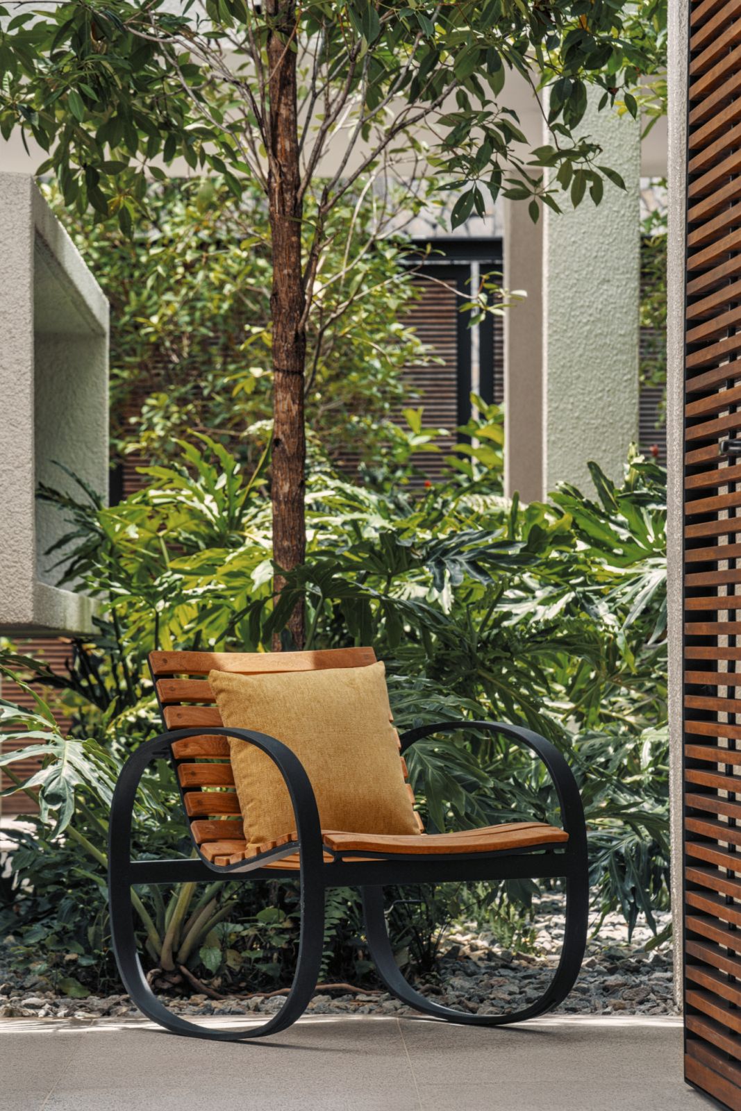 Rainforest Grand Pool Suite outdoor sitting chair at One&Only Desaru Coast