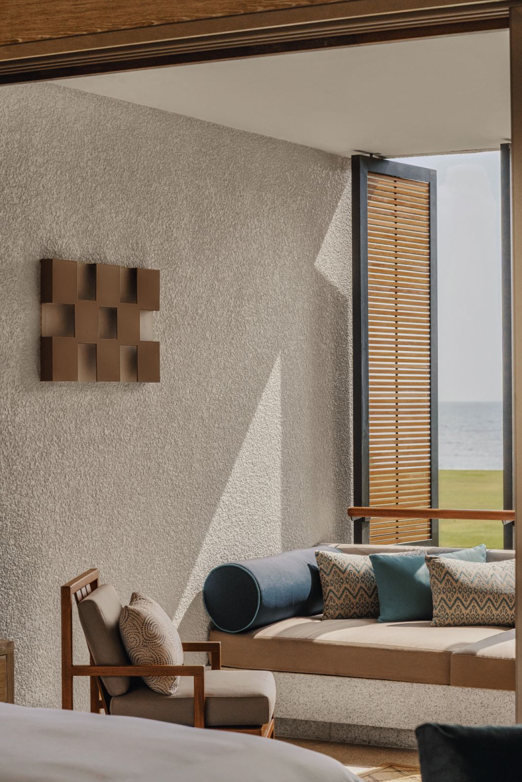 Ocean Front Junior Suite terrace at One&Only Desaru Coast