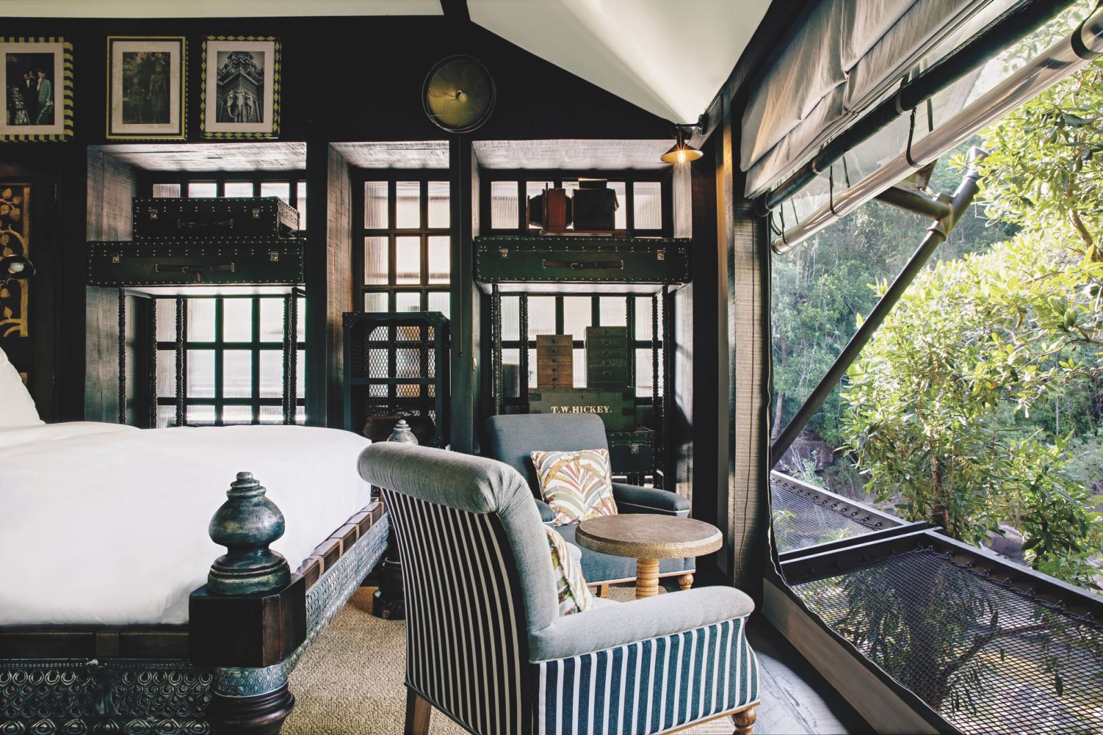 First Lady Jackie Kennedy's Tent bedroom at Shinta Mani Wild