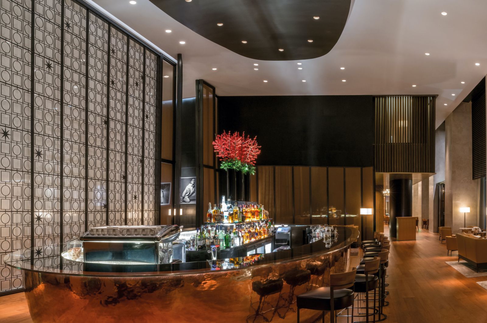 The Bvlgari bar at Bvlgari Hotel Beijing