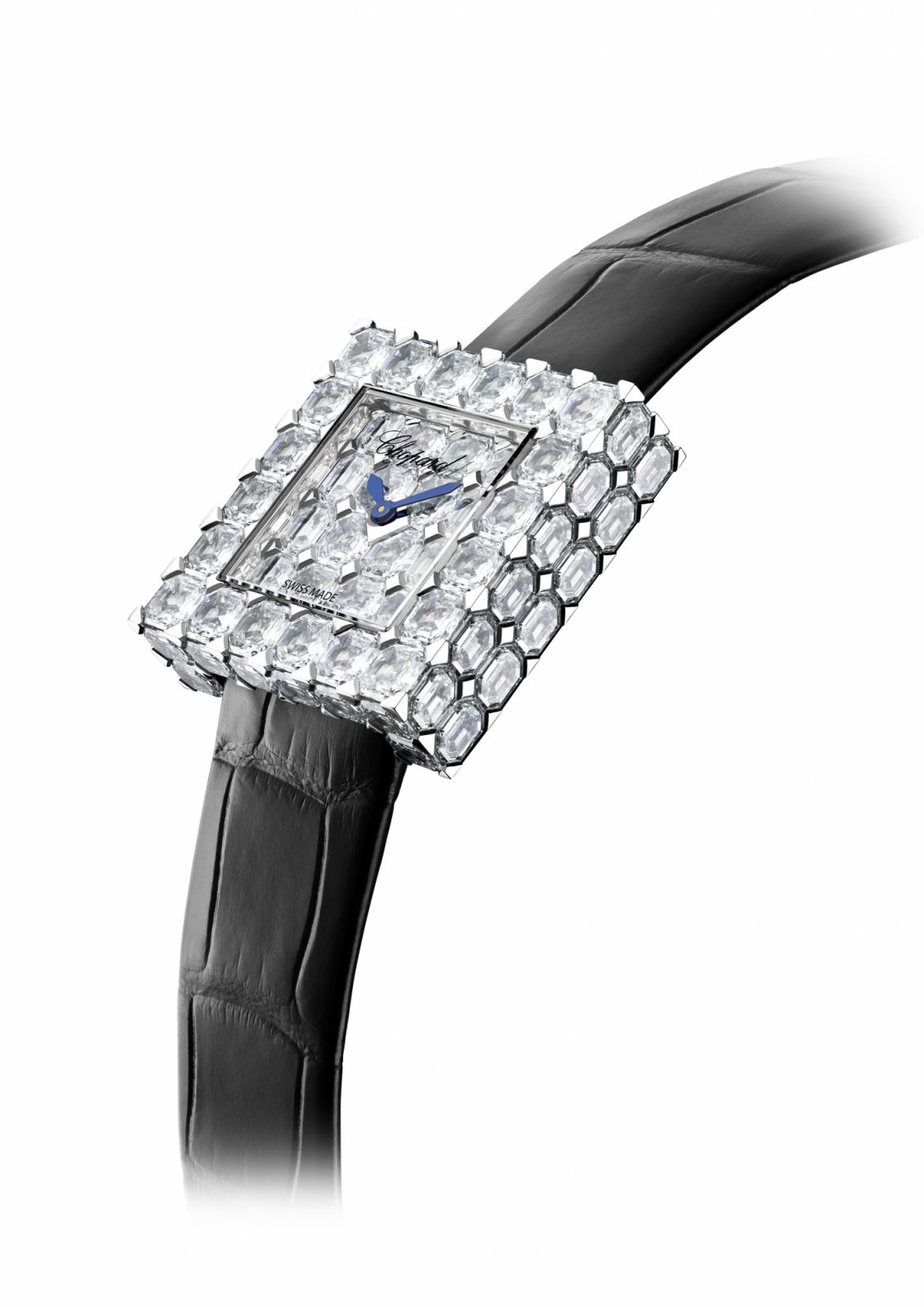 The new Chopard Ice Cube watch paved in diamonds