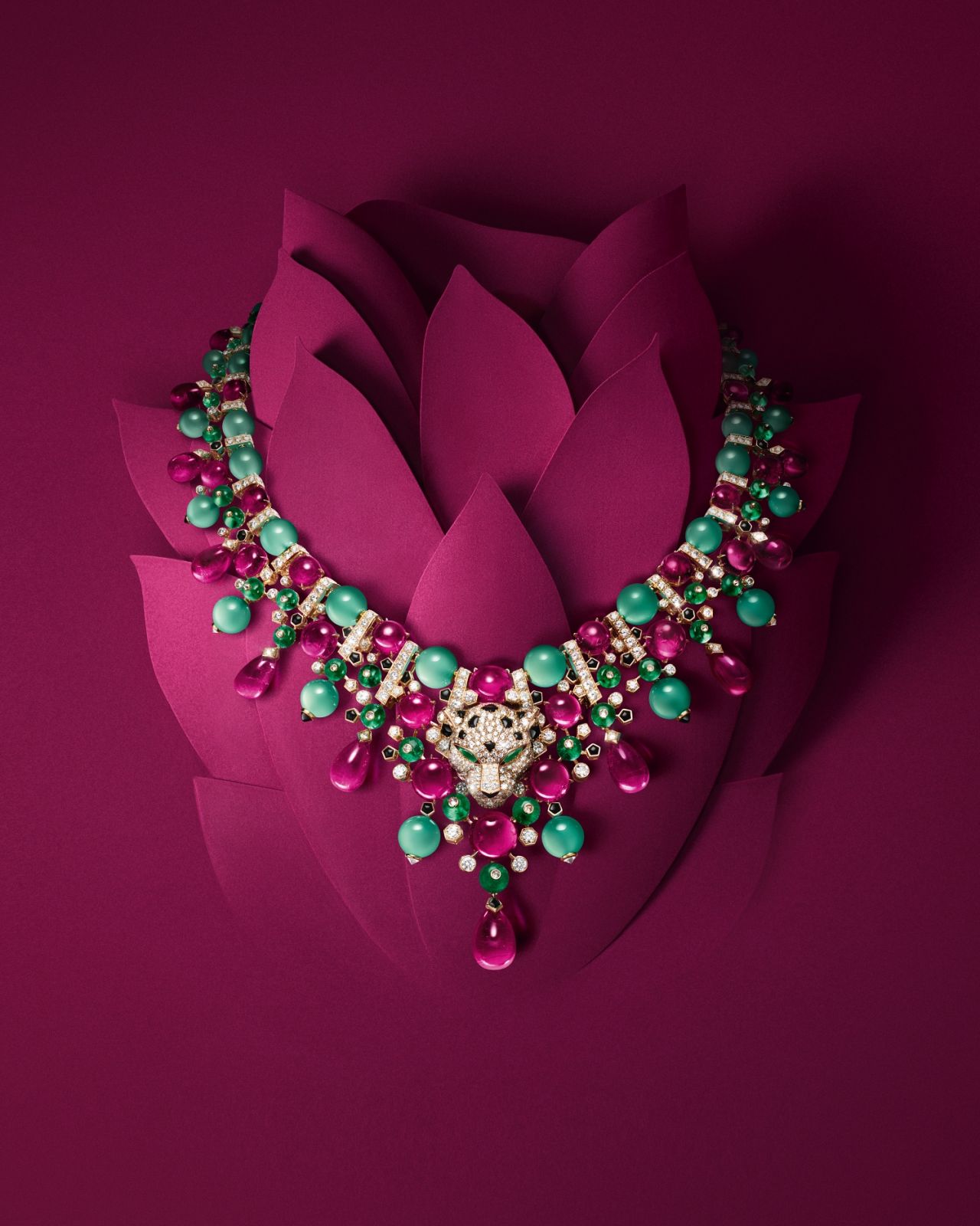 Vòng cổ Panther Chatoyante (Ảnh: do Cartier cung cấp)