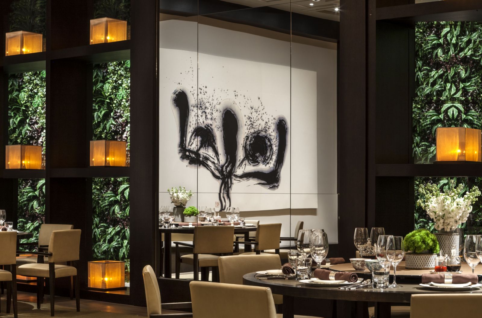 Meeting and events lunch setting at Rosewood Beijing
