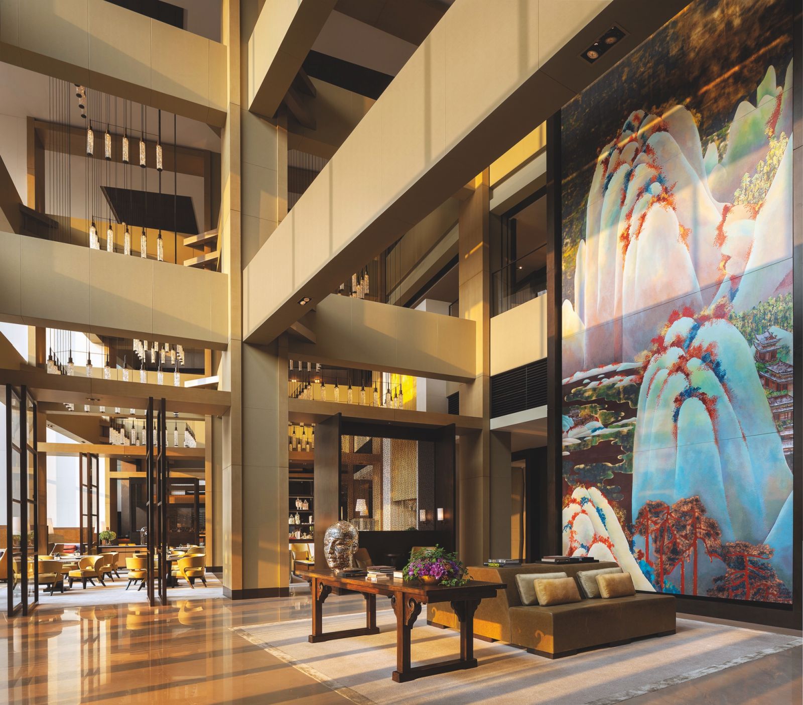 Lobby at Rosewood Beijing