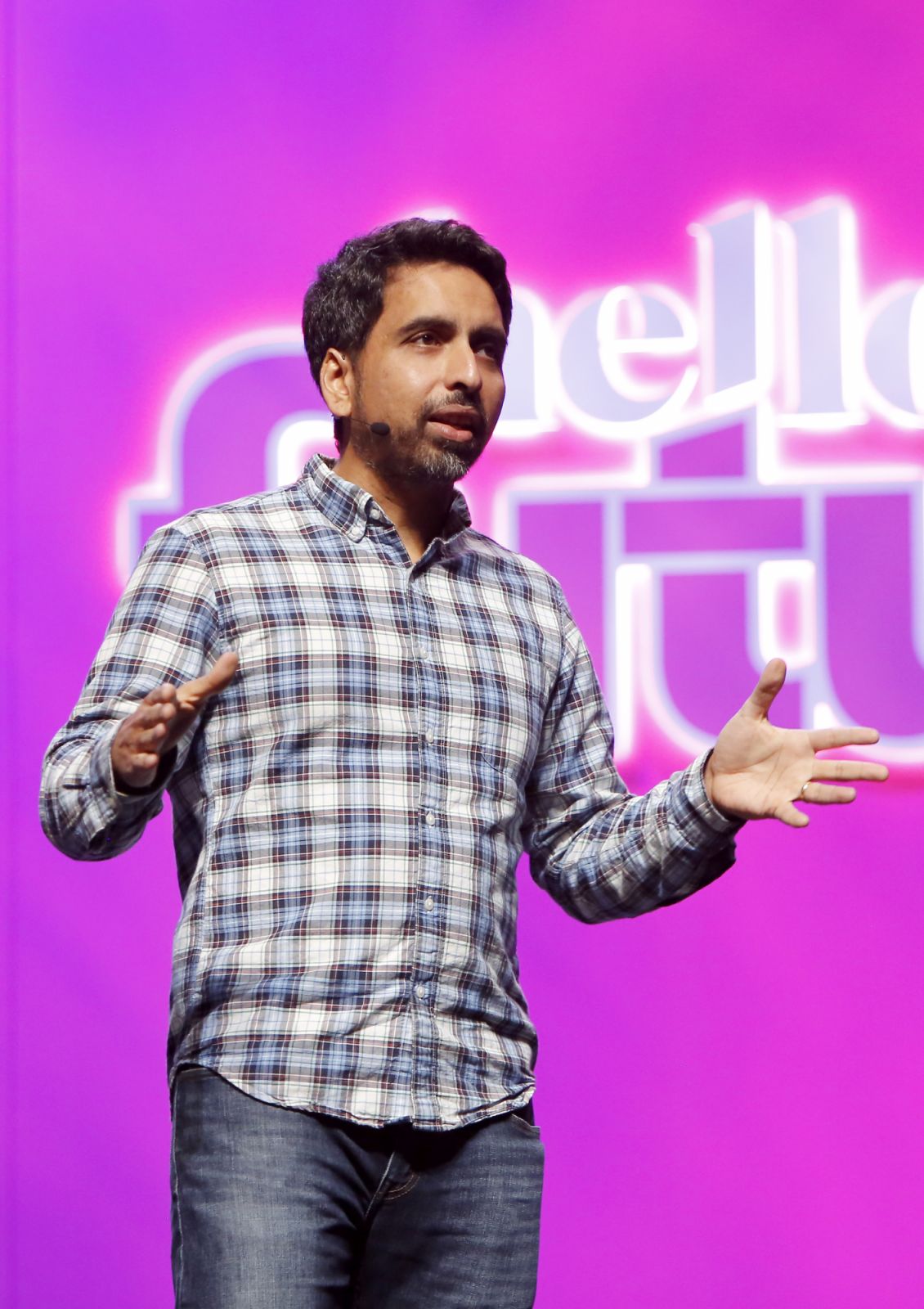 Salman Khan นักการศึกษาชาวอเมริกัน ผู้ก่อตั้ง Khan Academy แพลตฟอร์มการศึกษาออนไลน์ที่ไม่แสวงหากำไร (ภาพ: Getty Images)