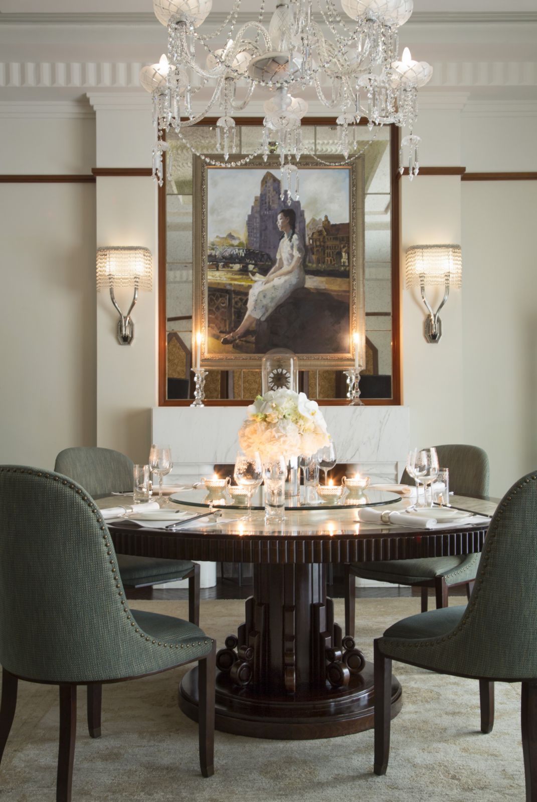 Yi Long Court Mao Feng private dining room at The Peninsula Shanghai