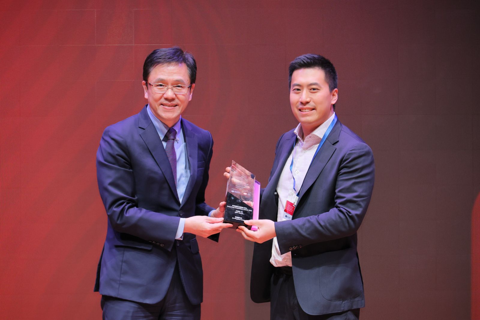 Leung was the winner of GBA+ Award in the HK Hong Kong Innopreneur Award 2022 (Photo: Great Bay Bio)