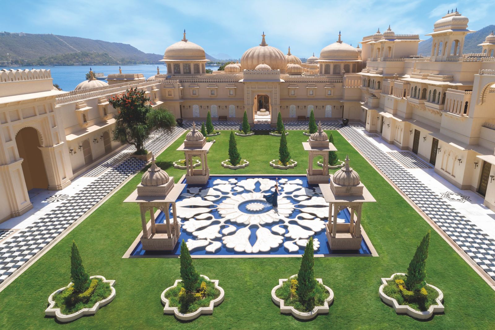 Lily Pond at The Oberoi Udaivilas