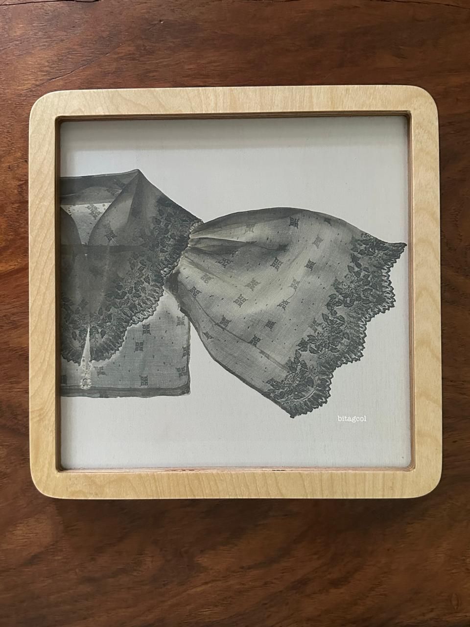 A wooden tray by bitagcol featuring one of the designer's statement prints (Photo: Courtesy of Before Deadlines)