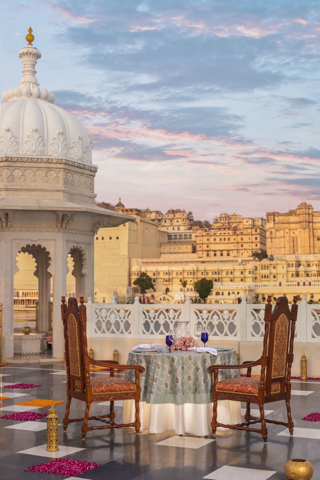 Mewar Terrace at Taj Lake Palace