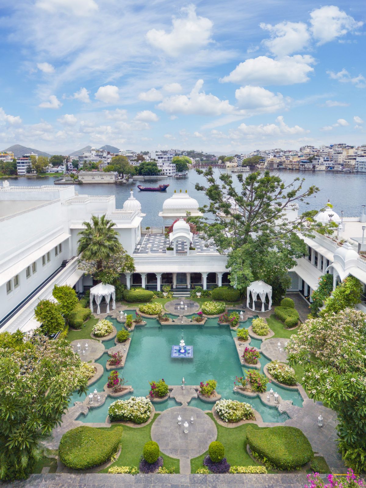 Lily Pond at Taj Lake Palace