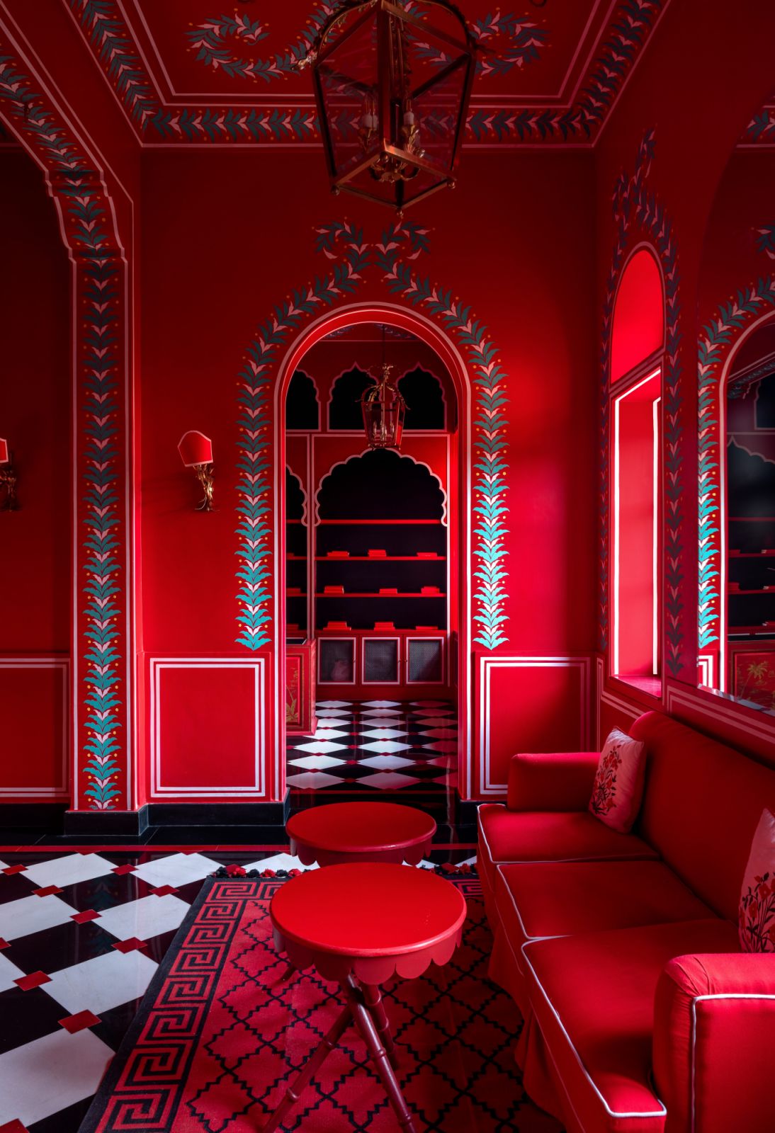 Dining space at Villa Palladio