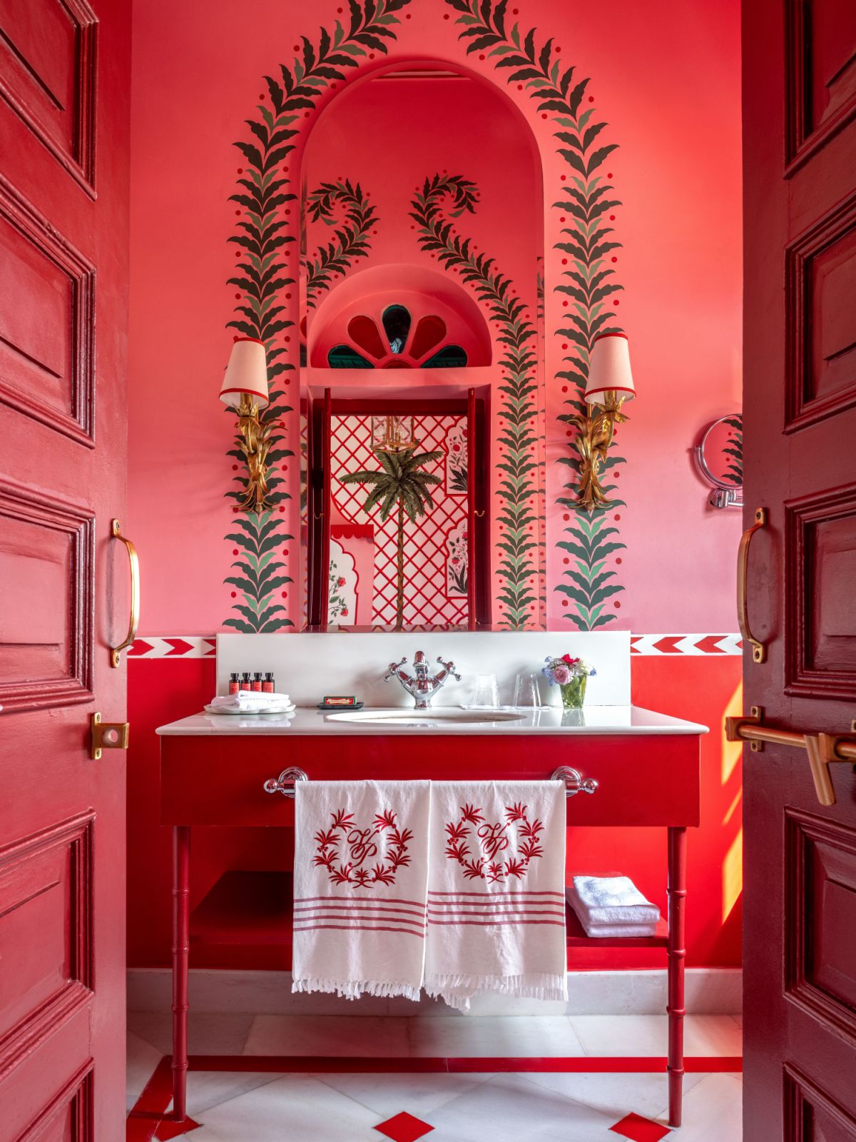 Suite bathroom at Villa Palladio