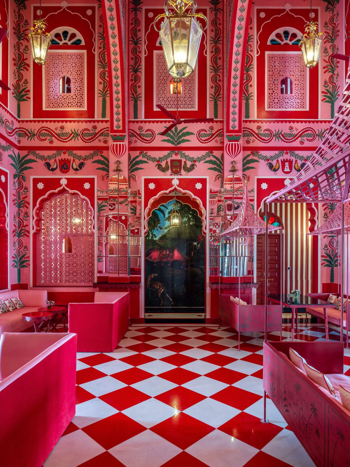 Dining space at Villa Palladio