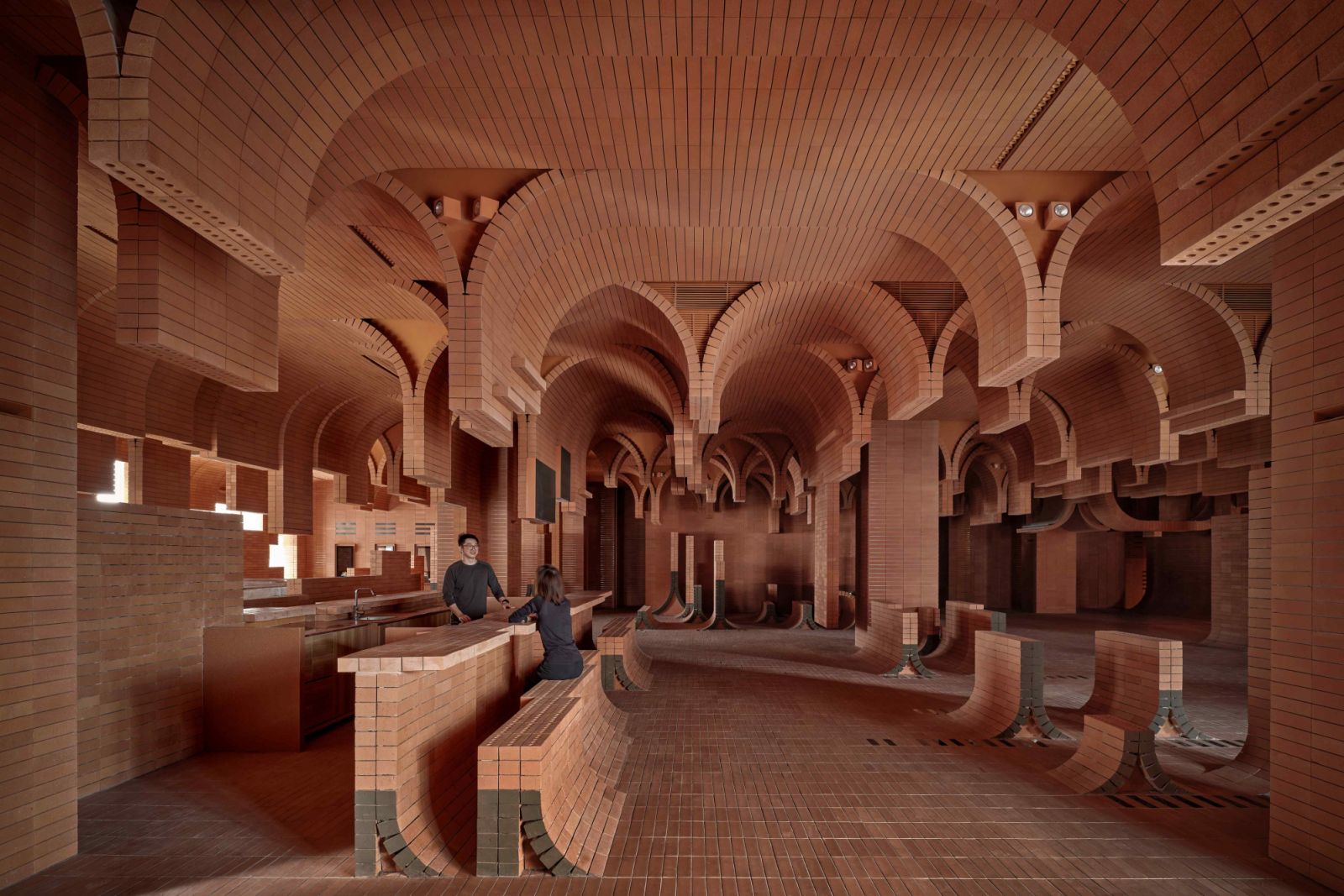 Coffee Bar at the Gaoxingli Insun Cinema, designed by Hong Kong-based One Plus Partnership