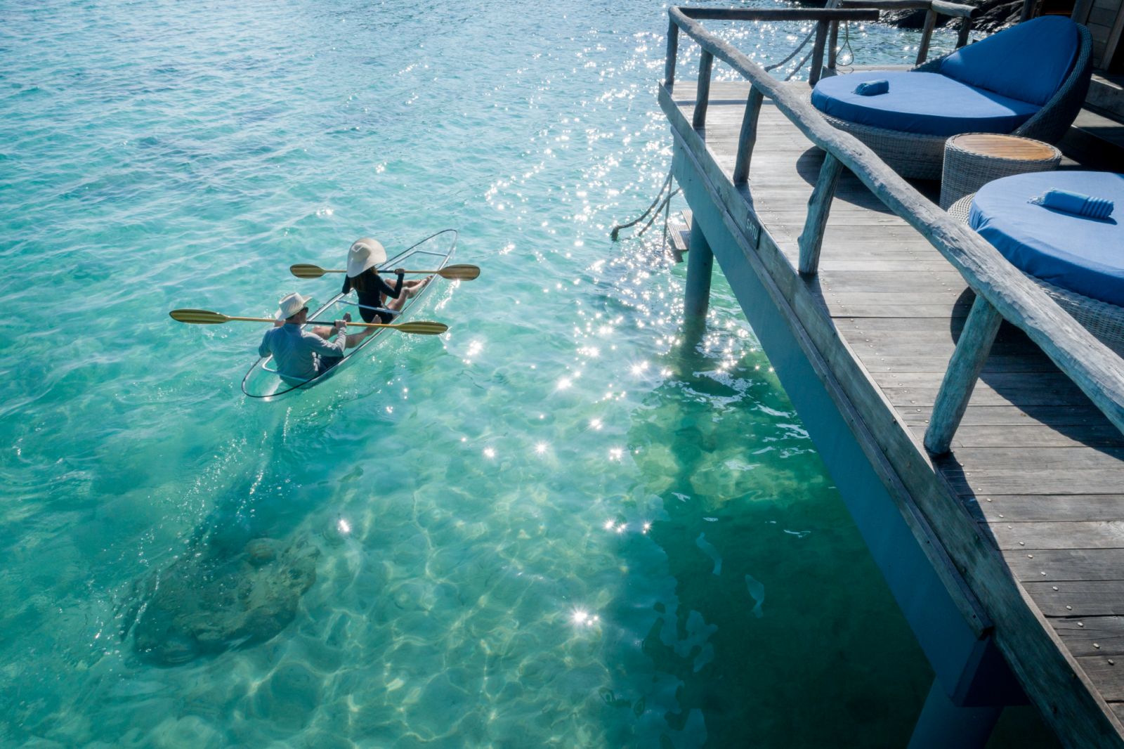 Kayaking at Bawah Reserve