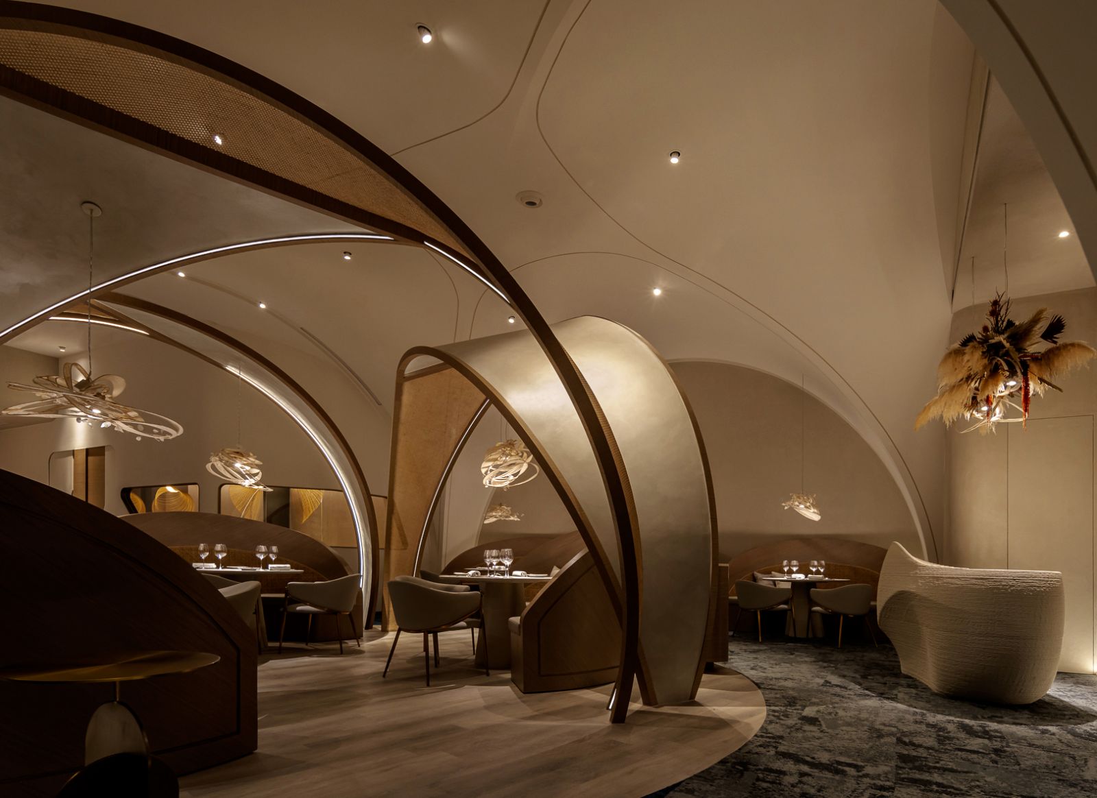 Chef Thomas Chien’s Michelin Green-starred restaurant, designed by Taiwan-based TaG Living