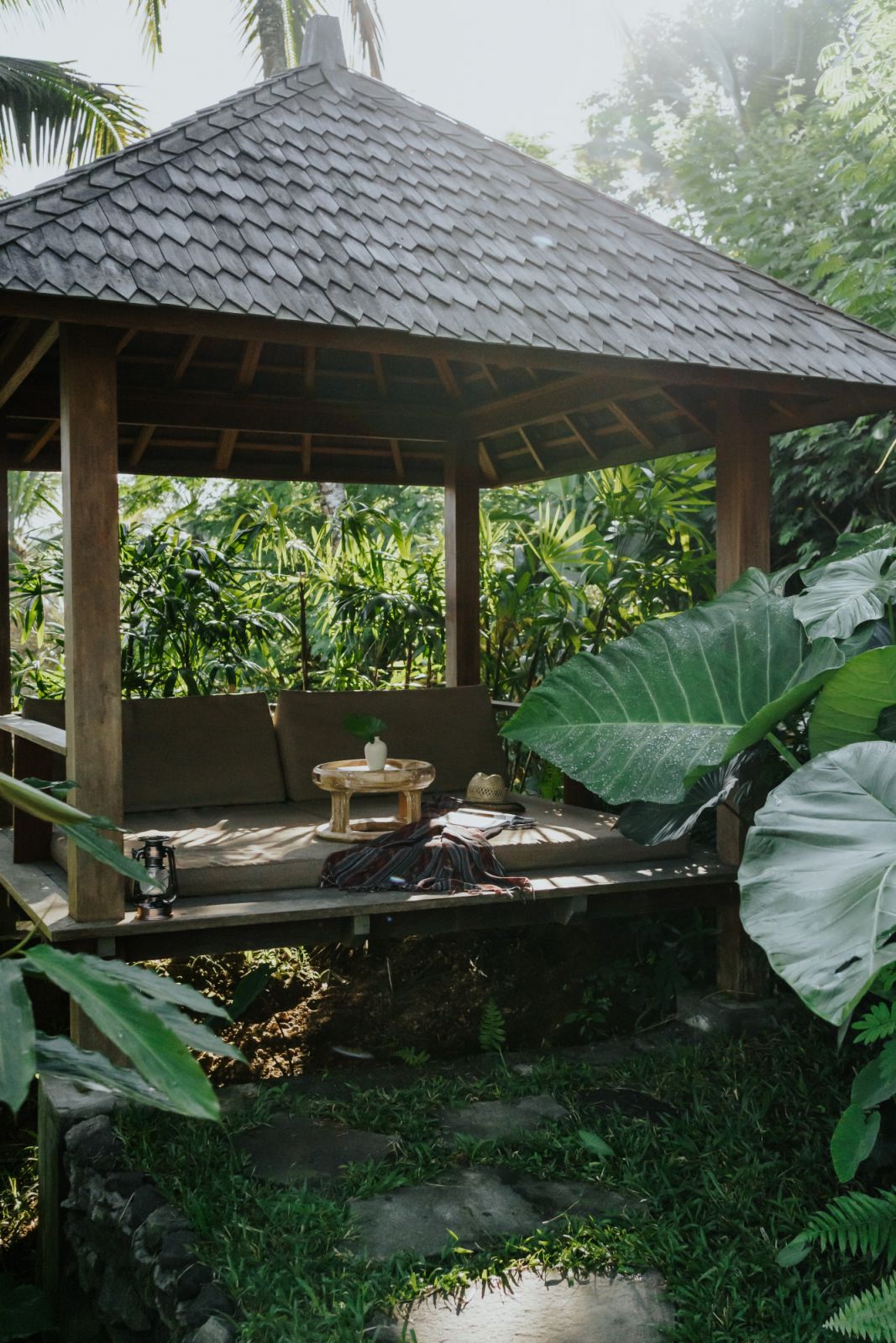 Private gazebo at Buahan, A Banyan Tree Escape