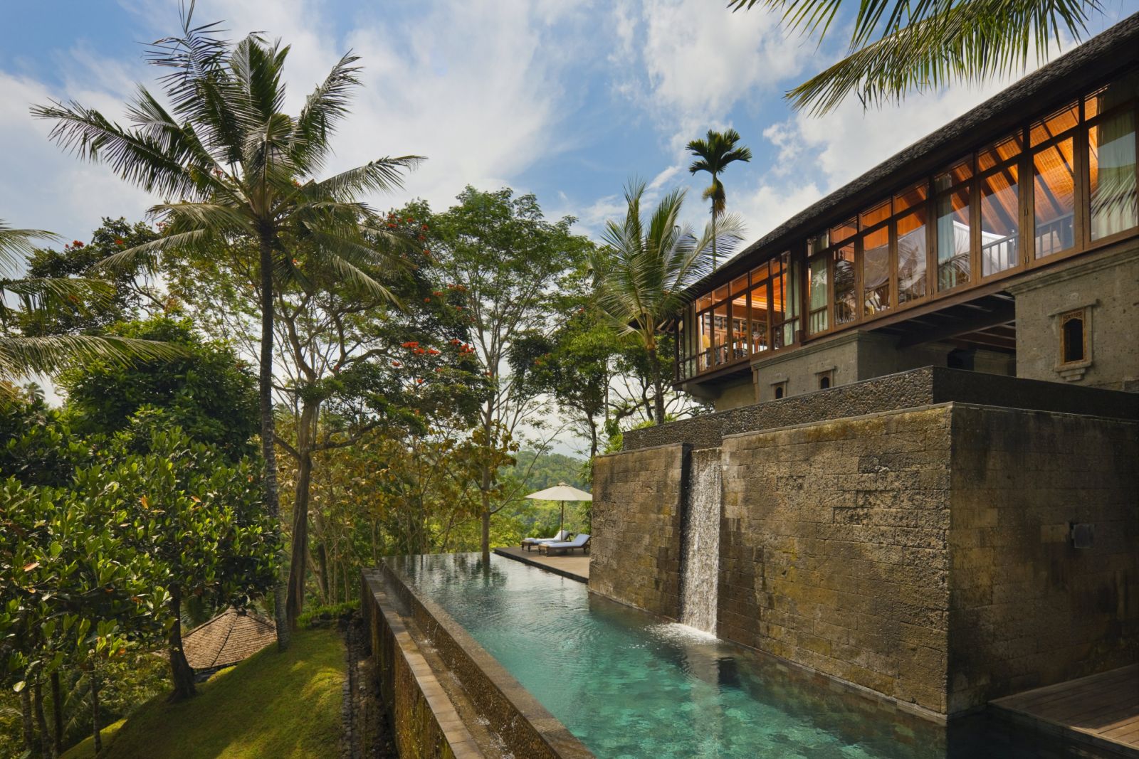 Umabona residence pool at Como Shambhala estate