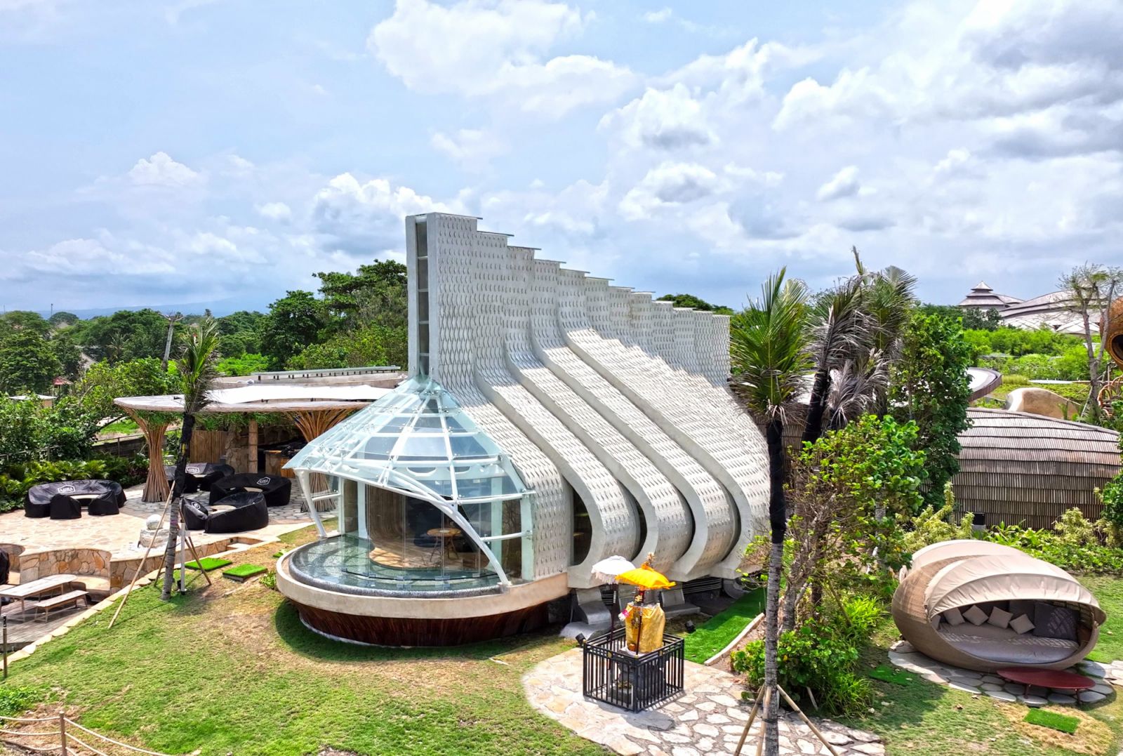 The ceremonial Elysium designed for meditation and yoga