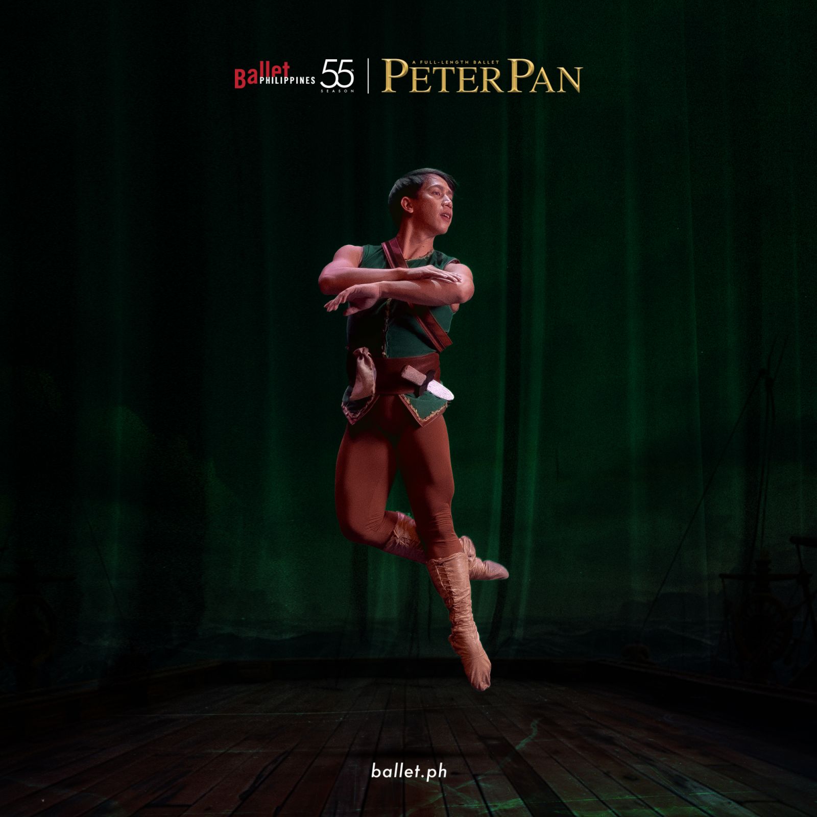 Peter Pan played by Ian Ocampo