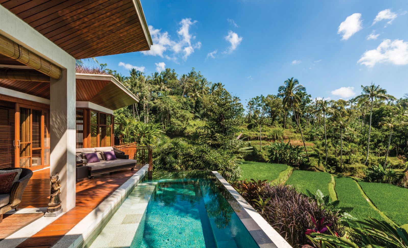 River-view two-bedroom villa pool at Four Seasons Resort Bali at Sayan