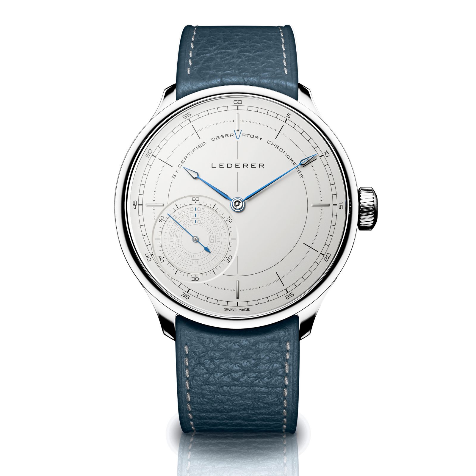 Bernhard Lederer 3 Times Certified Observatory Chronometer (Chronometry Prize)