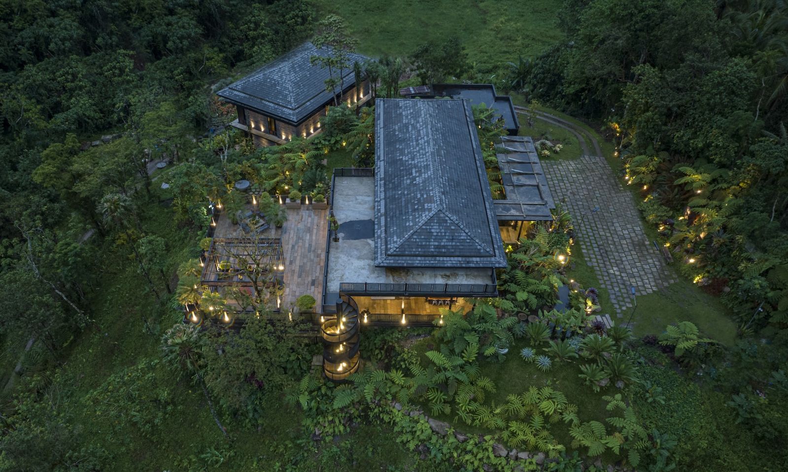 An aerial view of the sprawling villas of ‘Bini at Lahi’ in Lucban, Quezon