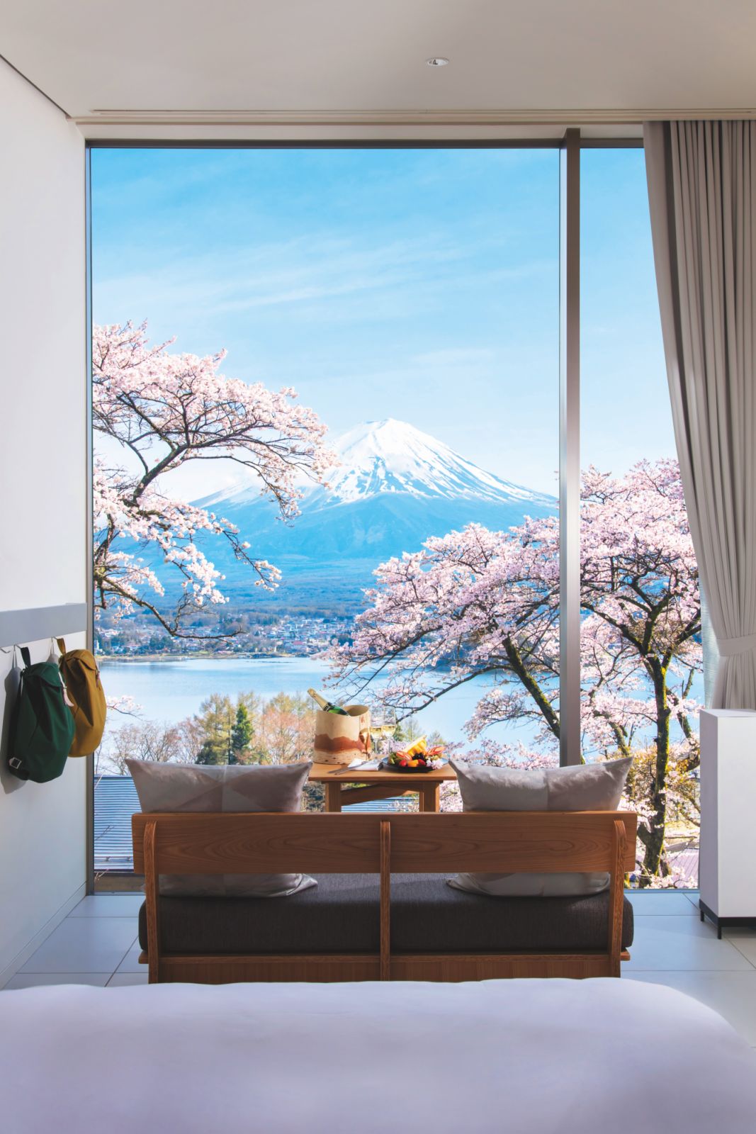 Cabin view at Hoshinoya Fuji