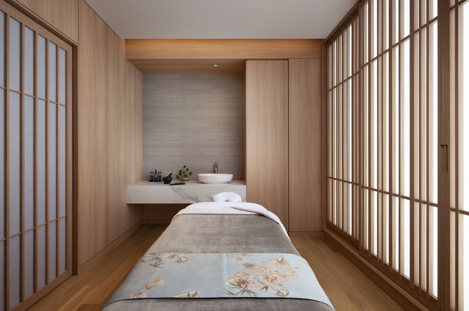 Rikka spa treatment room at Setsu Niseko