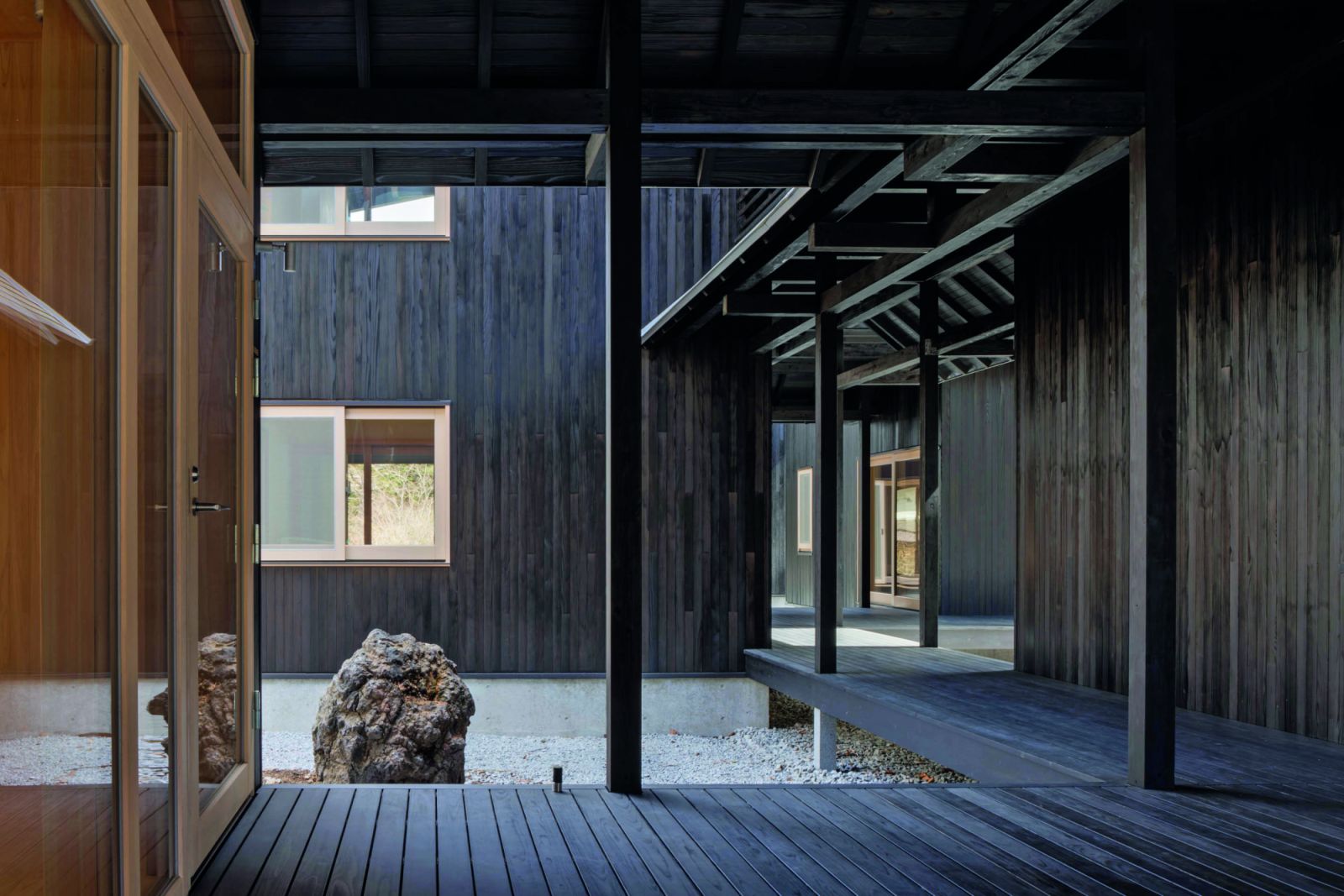 SSH No. 03 corridor at Shishi-Iwa House