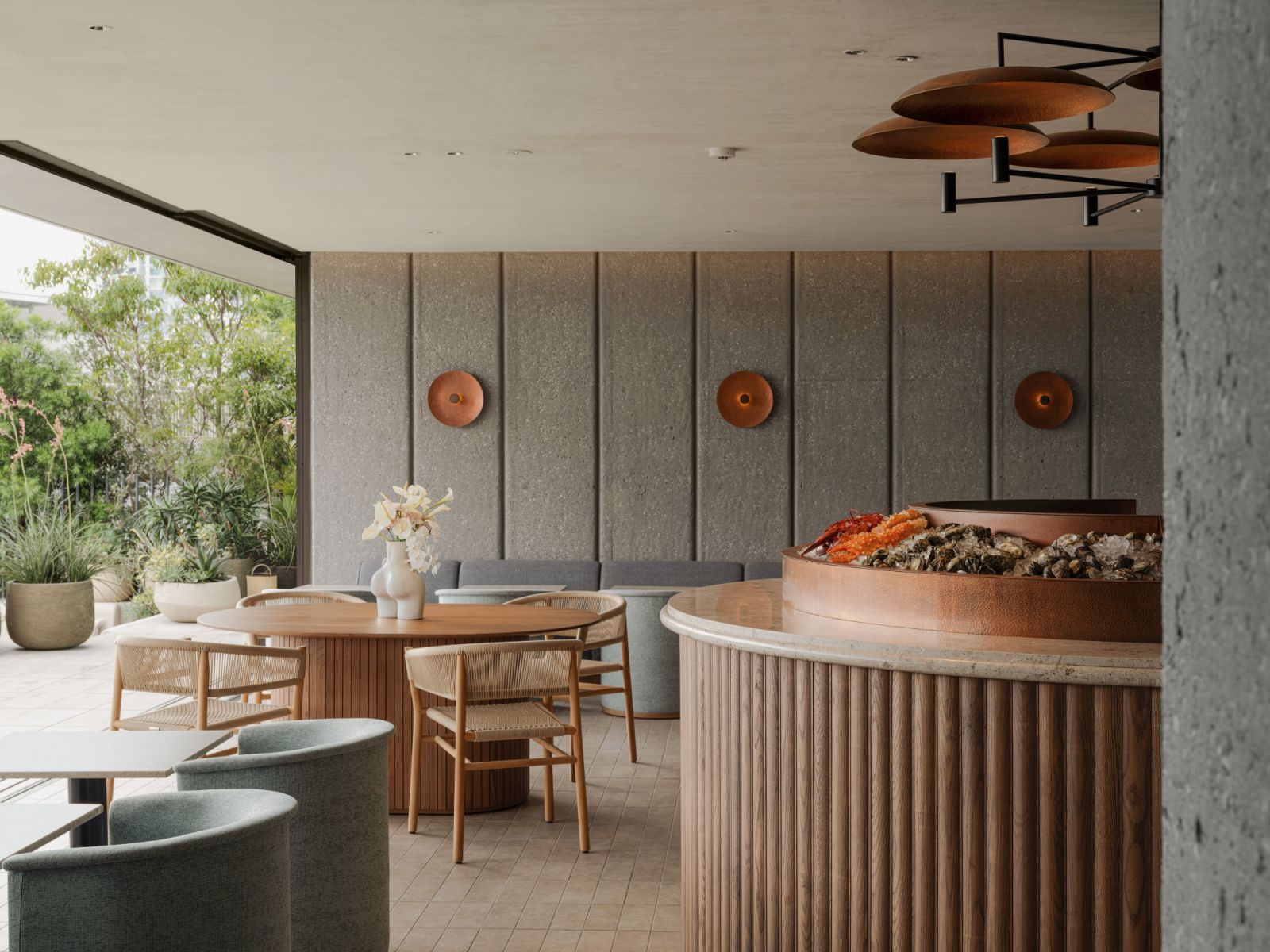 Rooftop pool lounge at Trunk Hotel Yoyogi Park