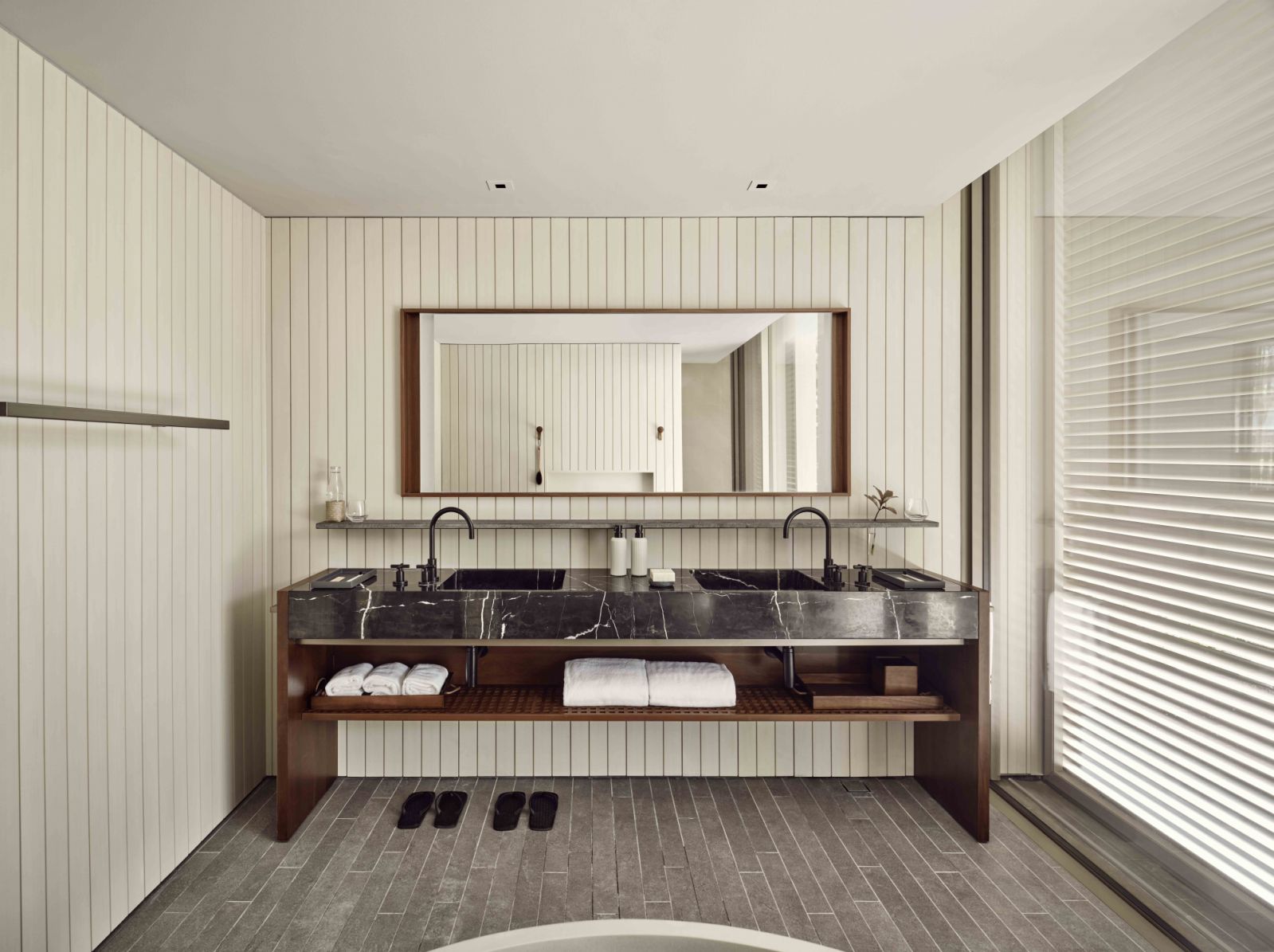 Beach House bathroom at Patina Maldives