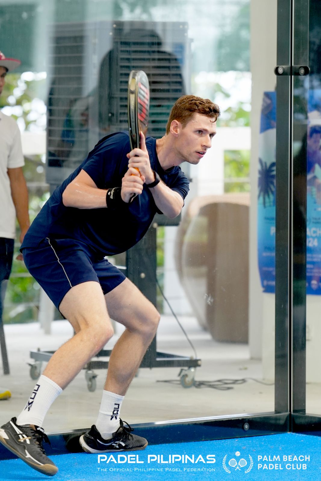A player's fast reflexes, fierce focus—padel action at its peak (Photo: Padel Pilipinas)