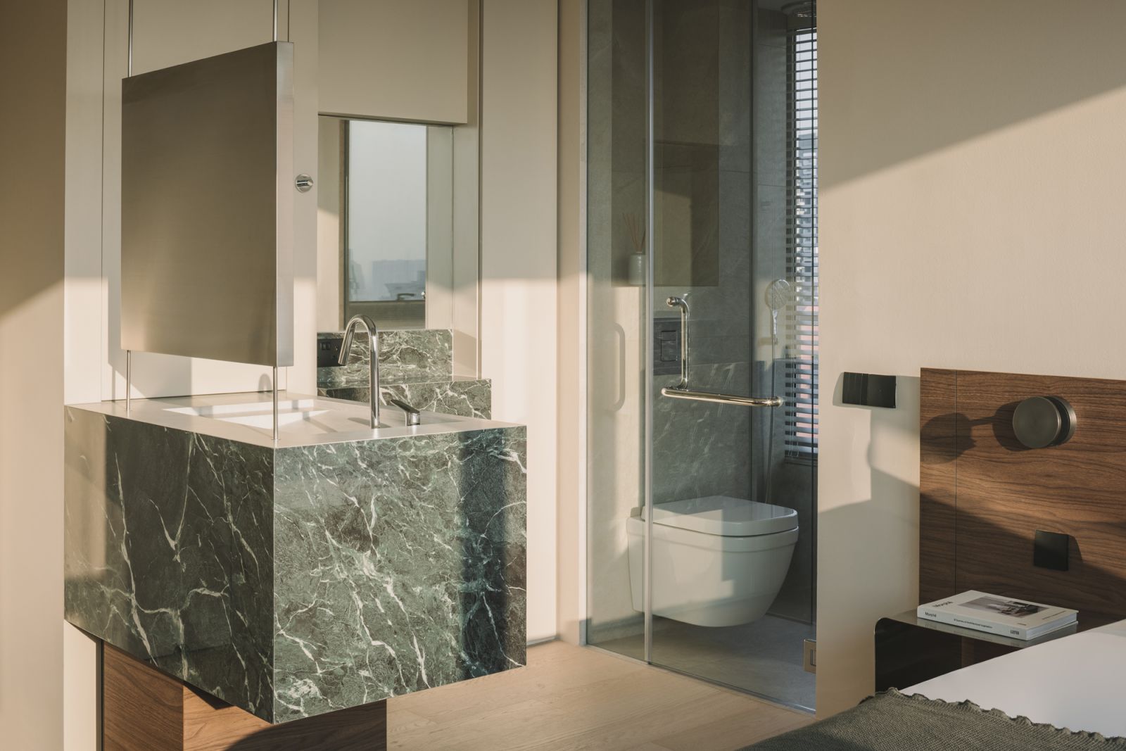 A streamlined bathroom design at Leonie Hill