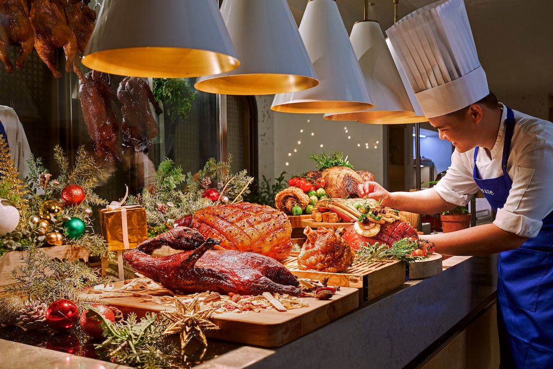 Christmas Chef Live Station (Photo: Hilton Singapore Orchard)