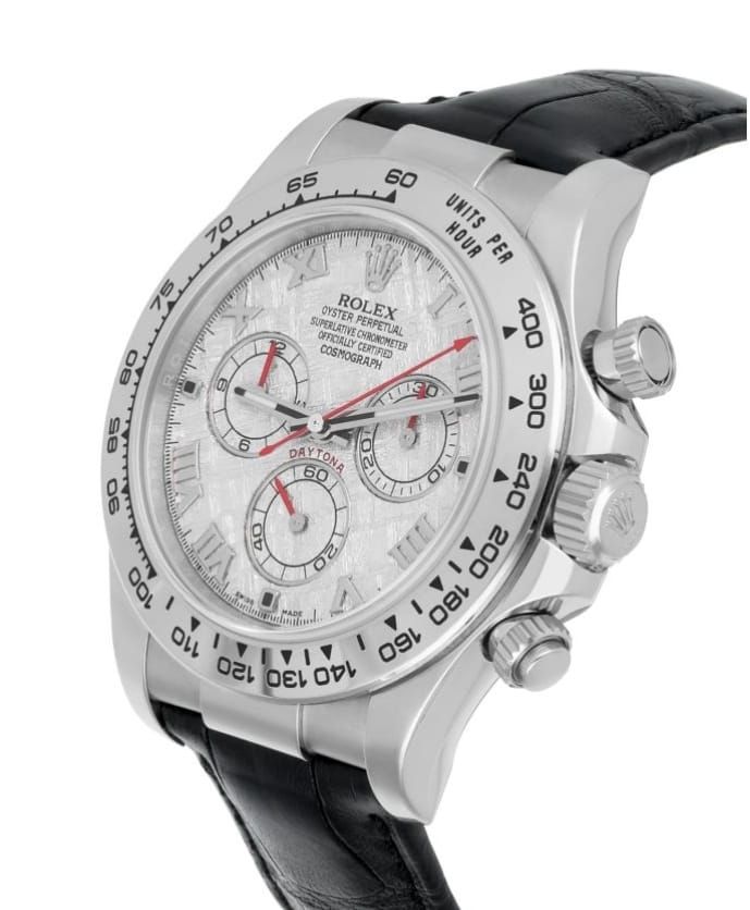 Rolex Cosmograph Daytona Meteorite Dial in White Gold (Photo: Courtesy of Franco Laurel)