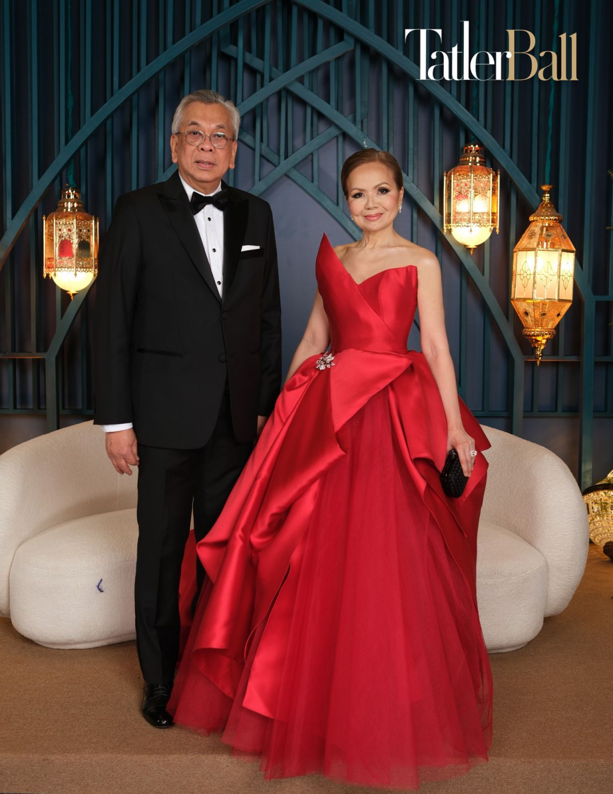 Duday with her husband Noel Tuason at last year's Tatler Ball