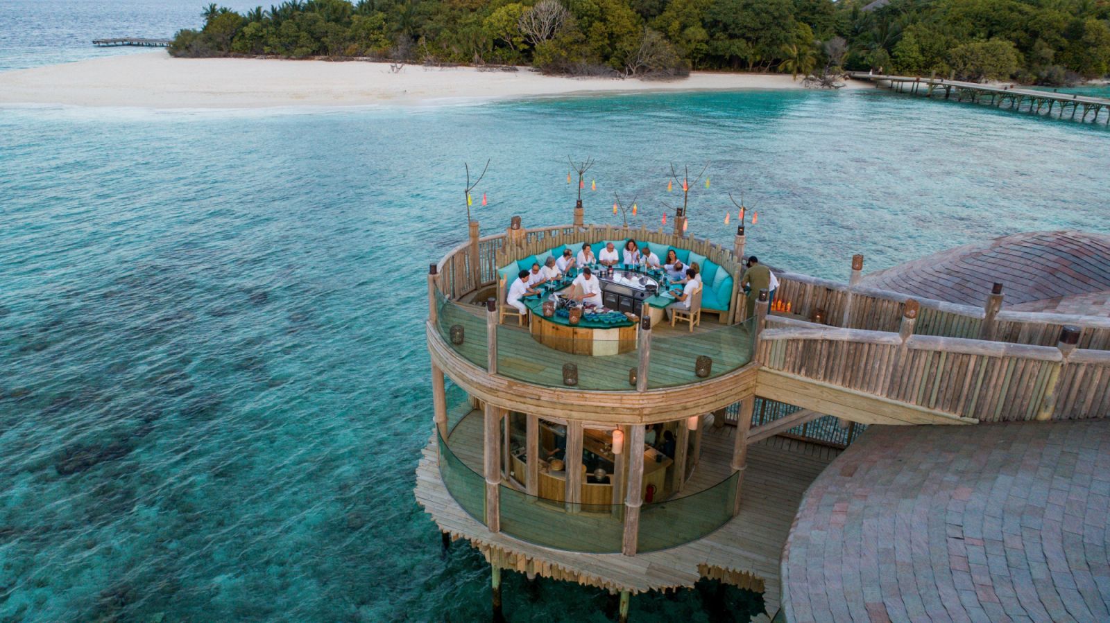 Dining experience at Soneva Fushi