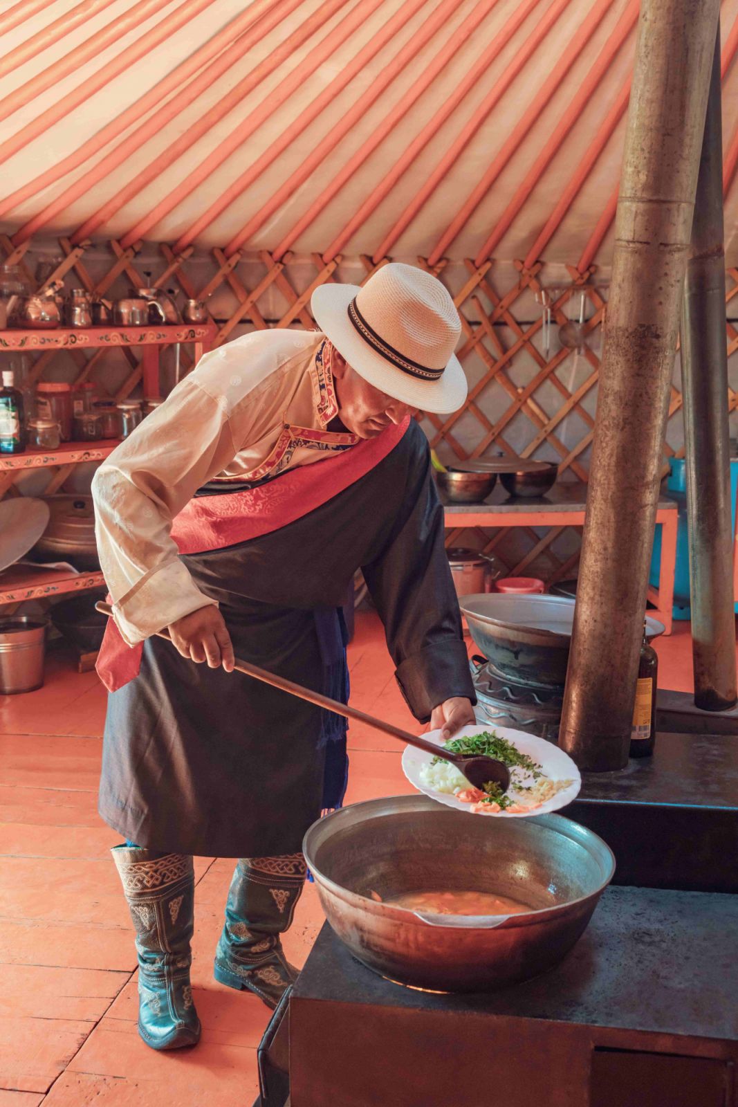 Chef Ming Mar at Genghis Khan Retreat