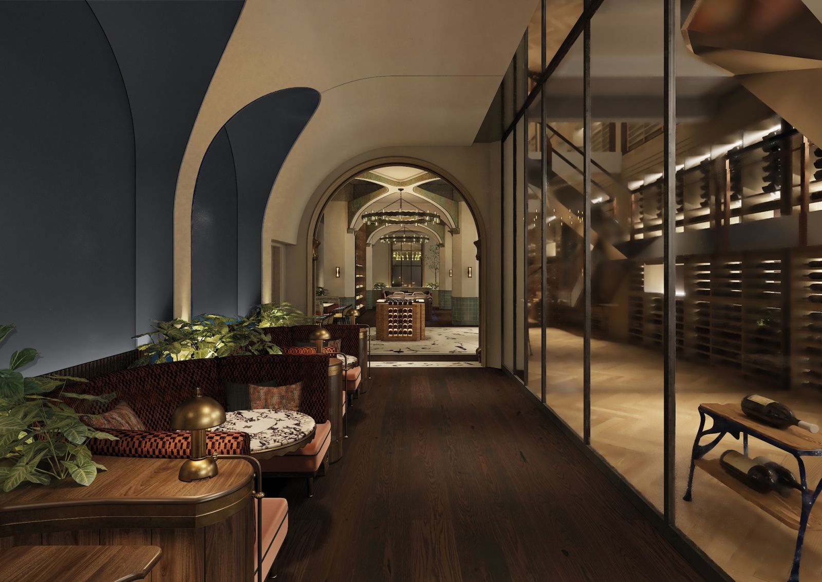At Club Batard, Wang also revitalised the beaux-arts architecture of its colonial-era Pedder Building