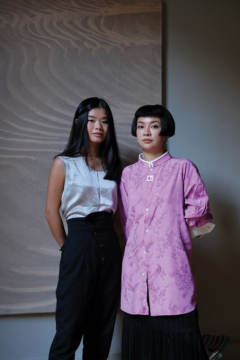 Sanchia Tan (pictured left) and Amber Chen