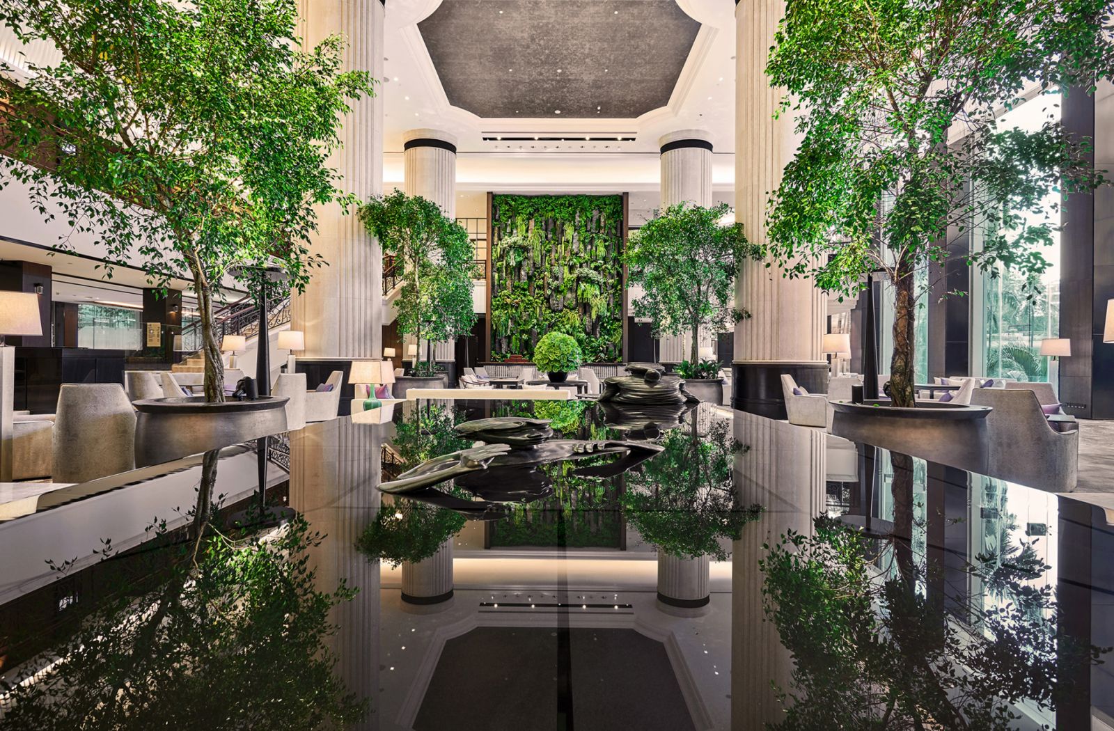 Tower Wing lobby at Shangri-La Singapore